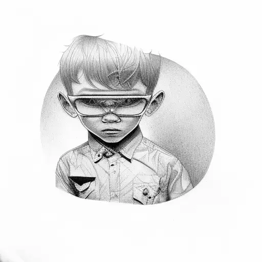 Boy Child And Father