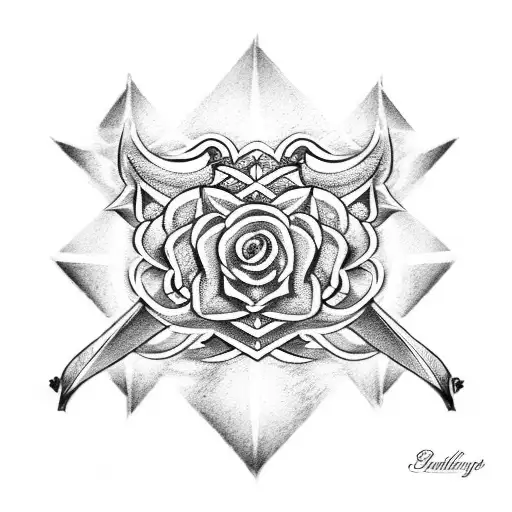 Roses Brass Knuckles Diamond Wings