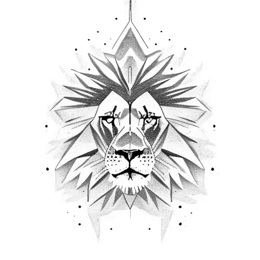 A Weightlifting Lion Representing Strength And Determination