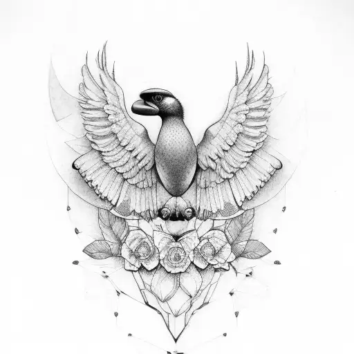 Bird Wing Condor Compas Rose