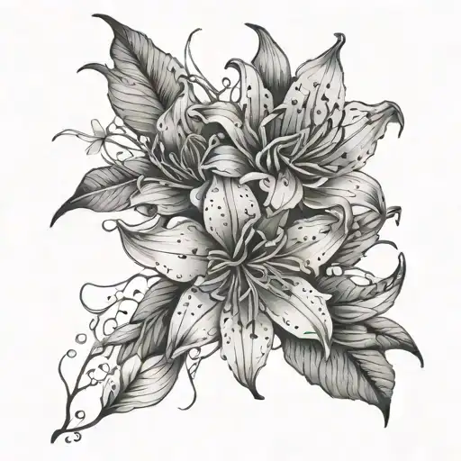 Foxed And Spider Lily