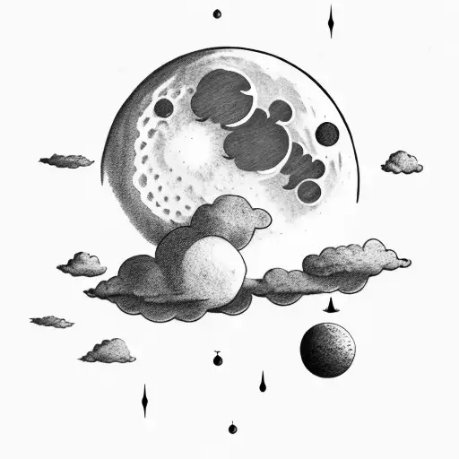 Cover It With More Clouds And Make The Moon More Round And Realisitc