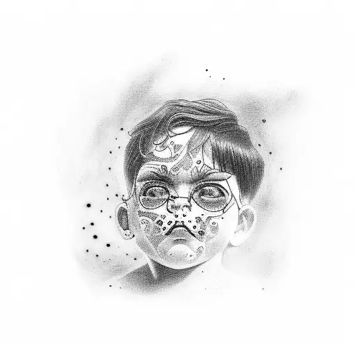 A Portrait Of Your Son With A Salsa Dancer In The Background