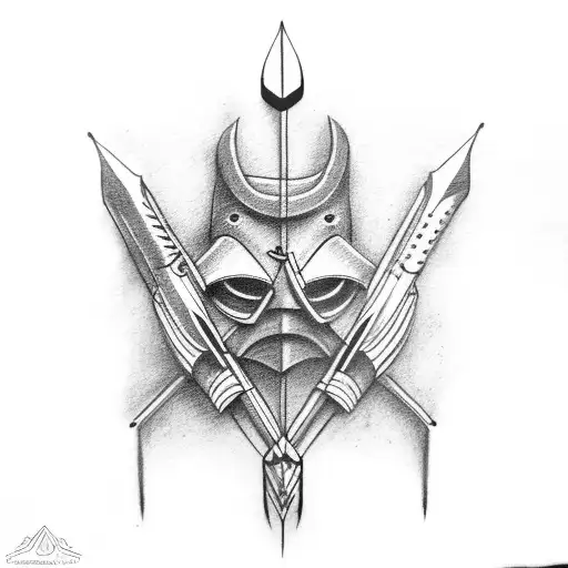 Arrow With Motorcycle