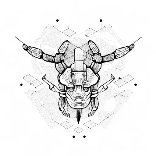 Scorpio Constellation Vector Art