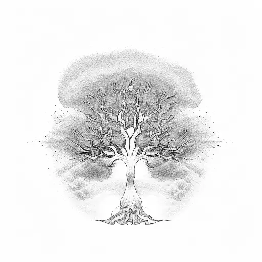 Tree Of Life Womans Body