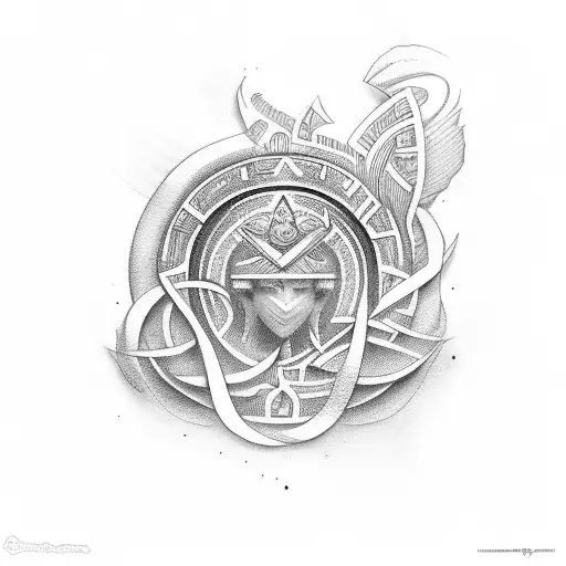 Greek Symbols Fine Line Medium Size