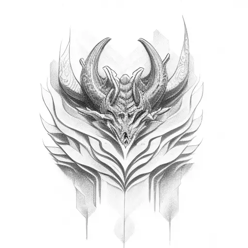 A Beautiful Female Devil Reach Out