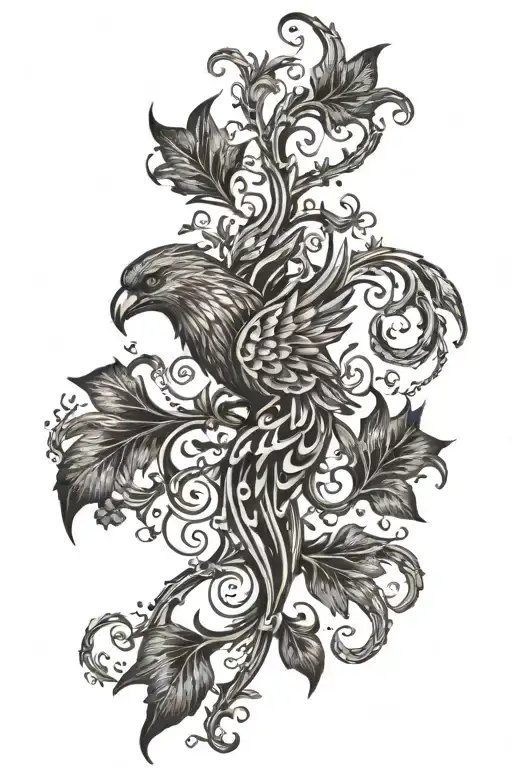 Sons Love Death Phoenix Vines Dog Paw