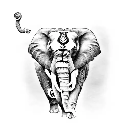 Elephant With Infinite