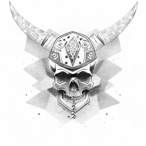 Old Cowboy Skull
