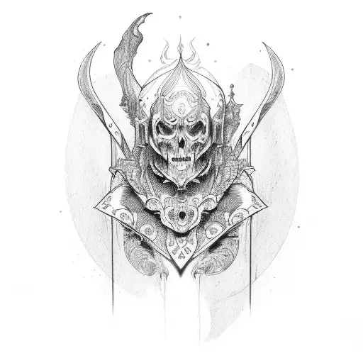 Gothic Architecture Freehand Sporatic Fine Line