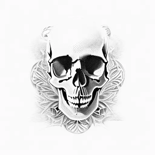 A Skull Made Entirely Of Intricate Bug Patterns