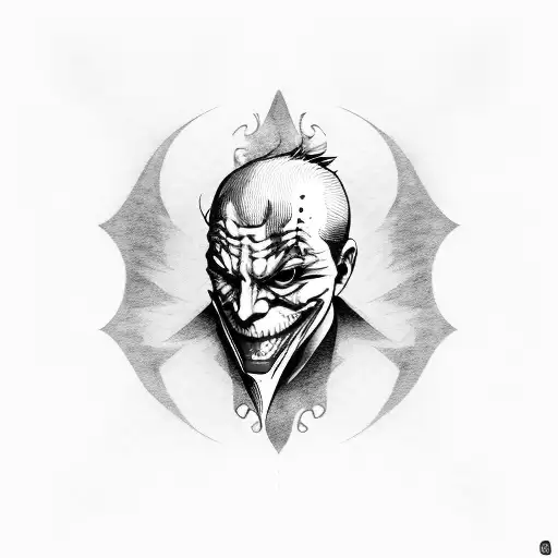 Joker Holding Money In Anonymous Mask