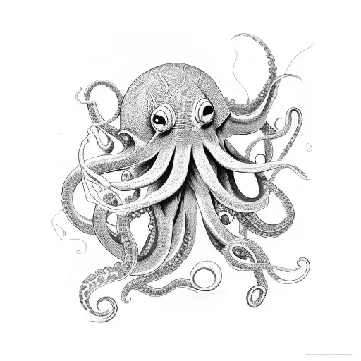 Octopus And Angler Fish