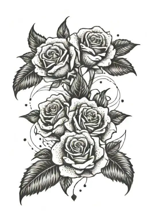 Lettering And Roses Space Flowers Emotions Quote