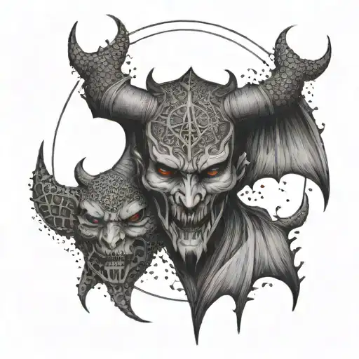 A Symbol Of The Inner Struggle Between God And The Devil