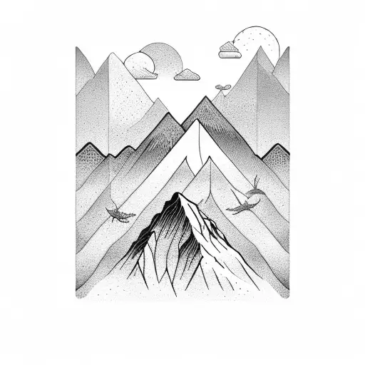 Mountains With Ocean