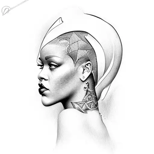 Rihanna No Face Line