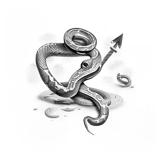 Snake Road And Anchor