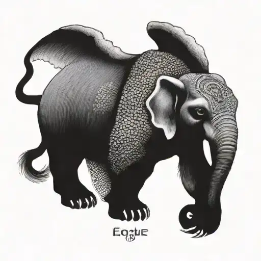Honey Badger Eagle Elephant