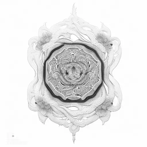 A Traditional Chinese Lantern Made Entirely Out Of Intricately Carved Wood