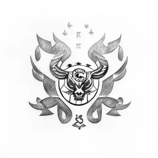 Soccer Tattoo Of Chivas Logo