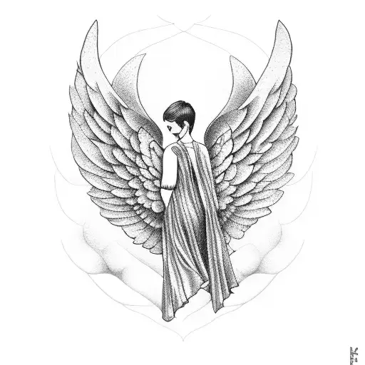 Guitar And Angel Wings