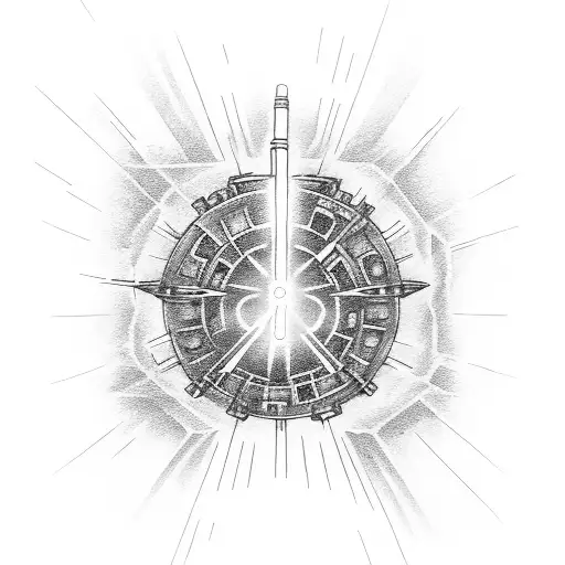 Disassebled Lightsaber Star Wars