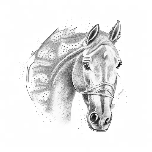 Thoroughbred Horse Racing Palm Tree