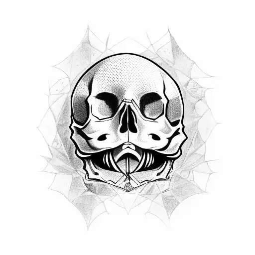 Skull And A Murasaki Katana