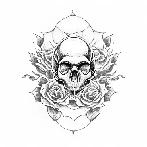 Skull And Roses