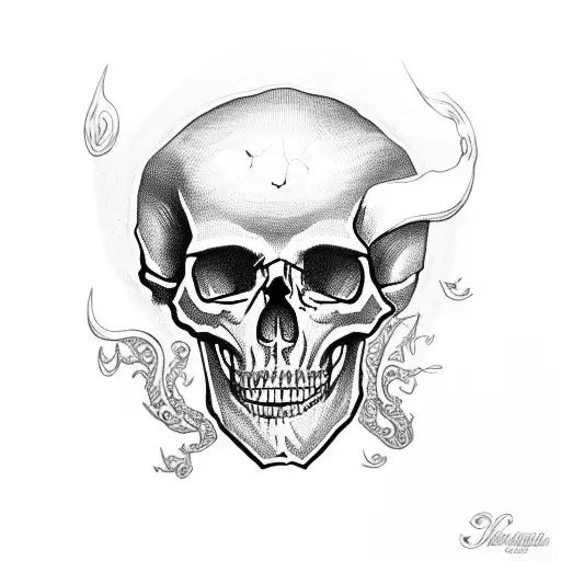 Skull With Bongoes