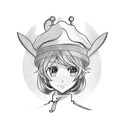 A Chef Hat With Anime-inspired Designs