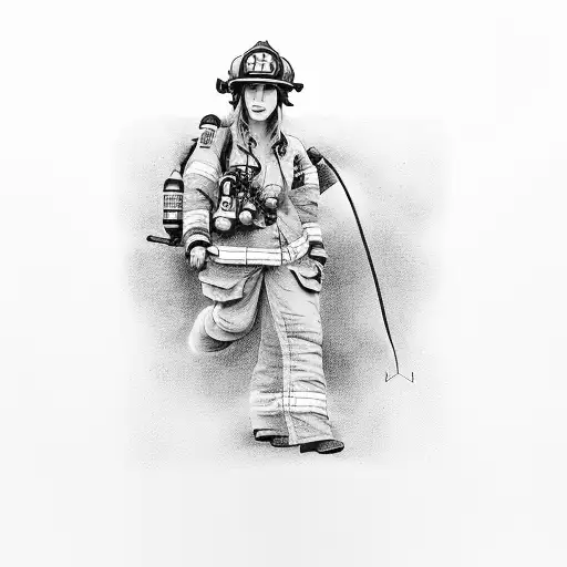 Female Firefighter