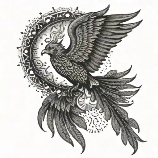 Pheonix Rising Sun