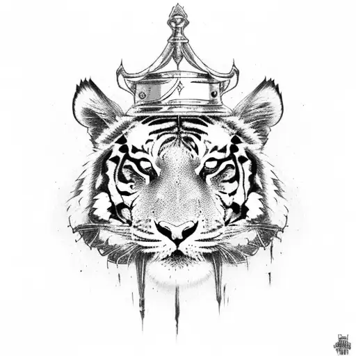 Combat Chopper With Tiger Painted On The Side