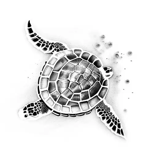 Dangerous Sea Turtle As A Fantastic Draw With Spiritual Weapons