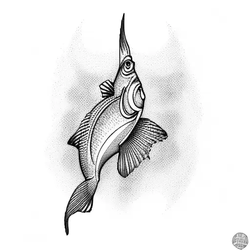 Hawaiian Fish Hook Made From Islands Of Hawaii