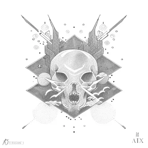 A Sunset Over The Mediterranean Sea