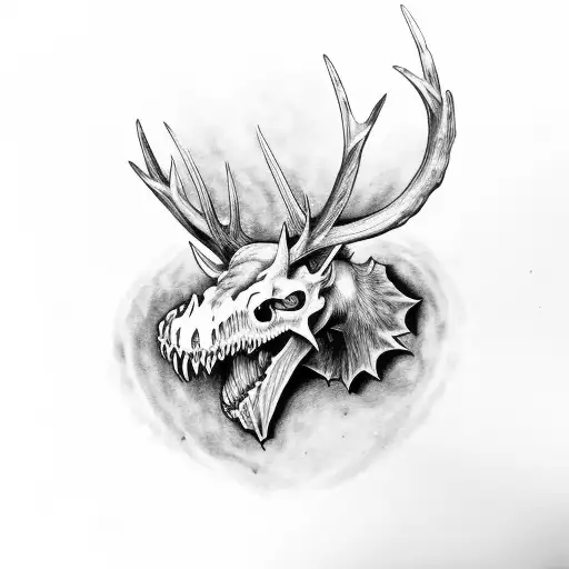 Great Irish Elk Skull Mask
