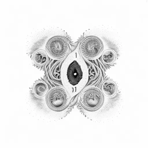 Wave Family Tree Round Ying Yang 4 Sardines