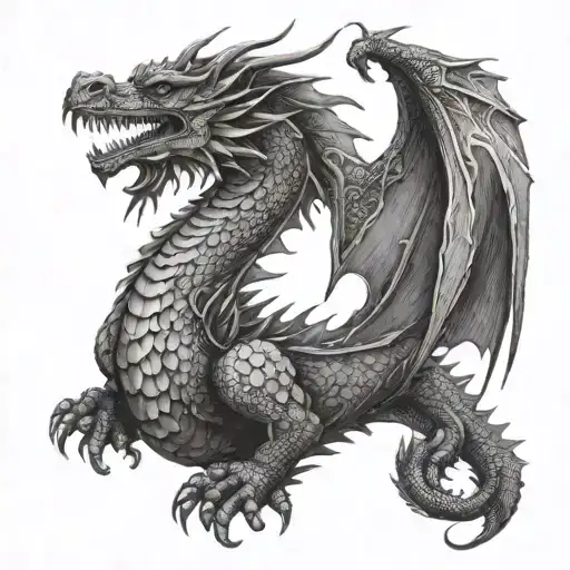Dragon In Ukrainian Style