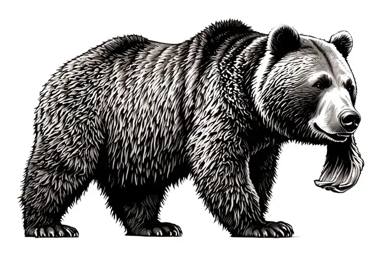 Osos Grizzly Bear Standing