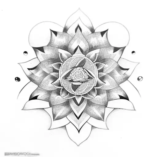 Enso Ring Lotus Flower