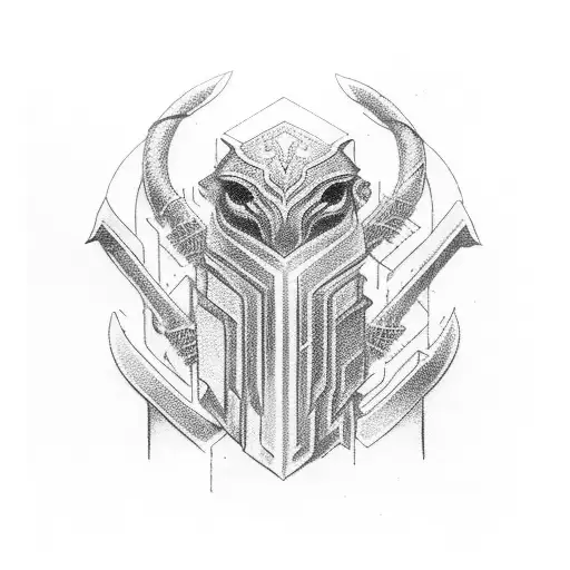 Intricate Band Logo With A Touch Of Darkness