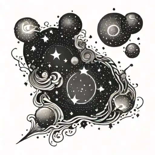 Galaxy Filled With Stars