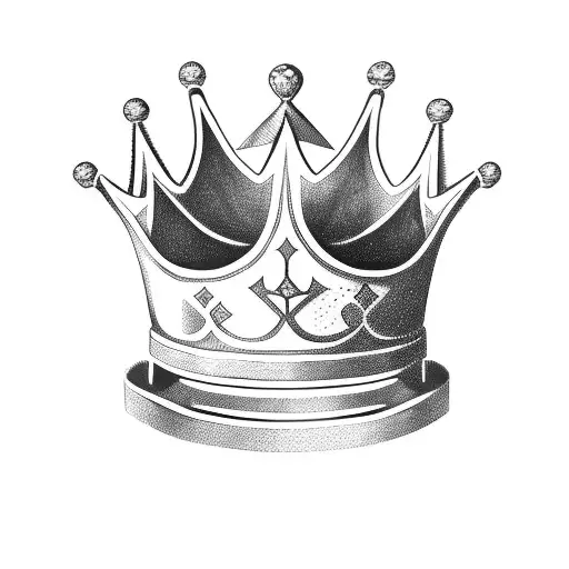 3 Letters N With 1 Female Crown & 1 Male Crown On Top Of Each
