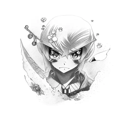 Friendship Of Anime With Letters