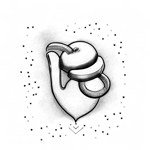 Rainbow Pride Heart With An E In It